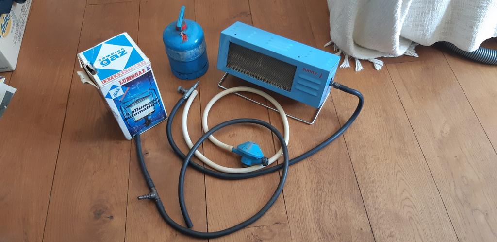 Campingaz lamp en gaskachel, Ophalen of Verzenden, Gebruikt