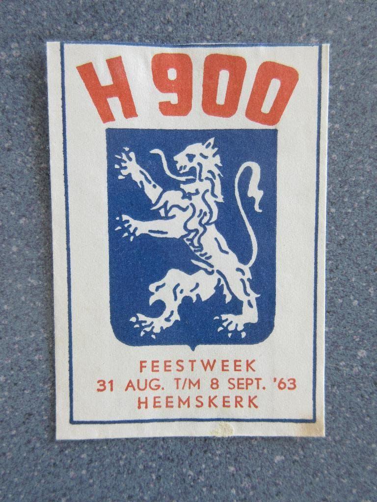 Heemskerk, Feestweek 1963 / H900, Verzenden, Nederland