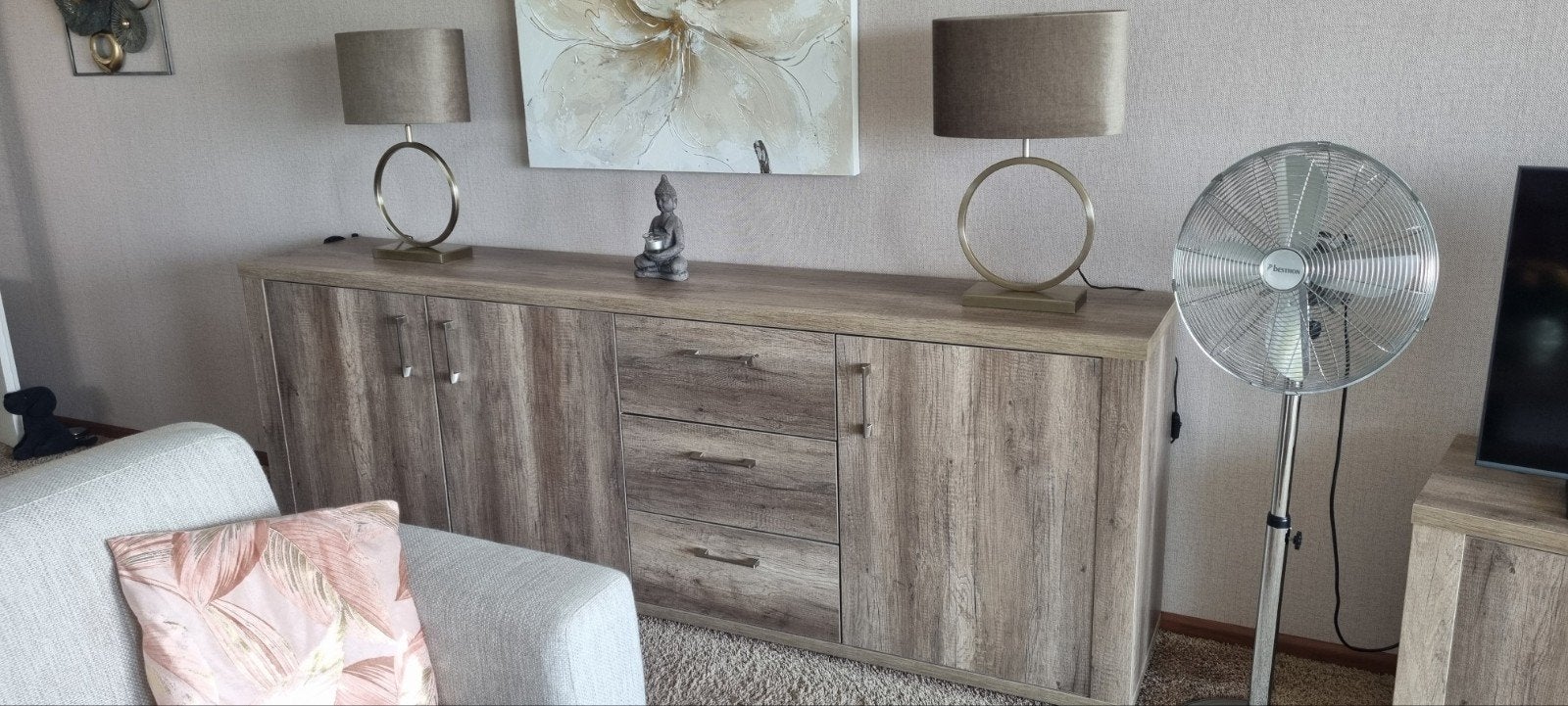 Mooi dressoir, Ophalen, Met deur(en), Zo goed als nieuw, 200 cm of meer
