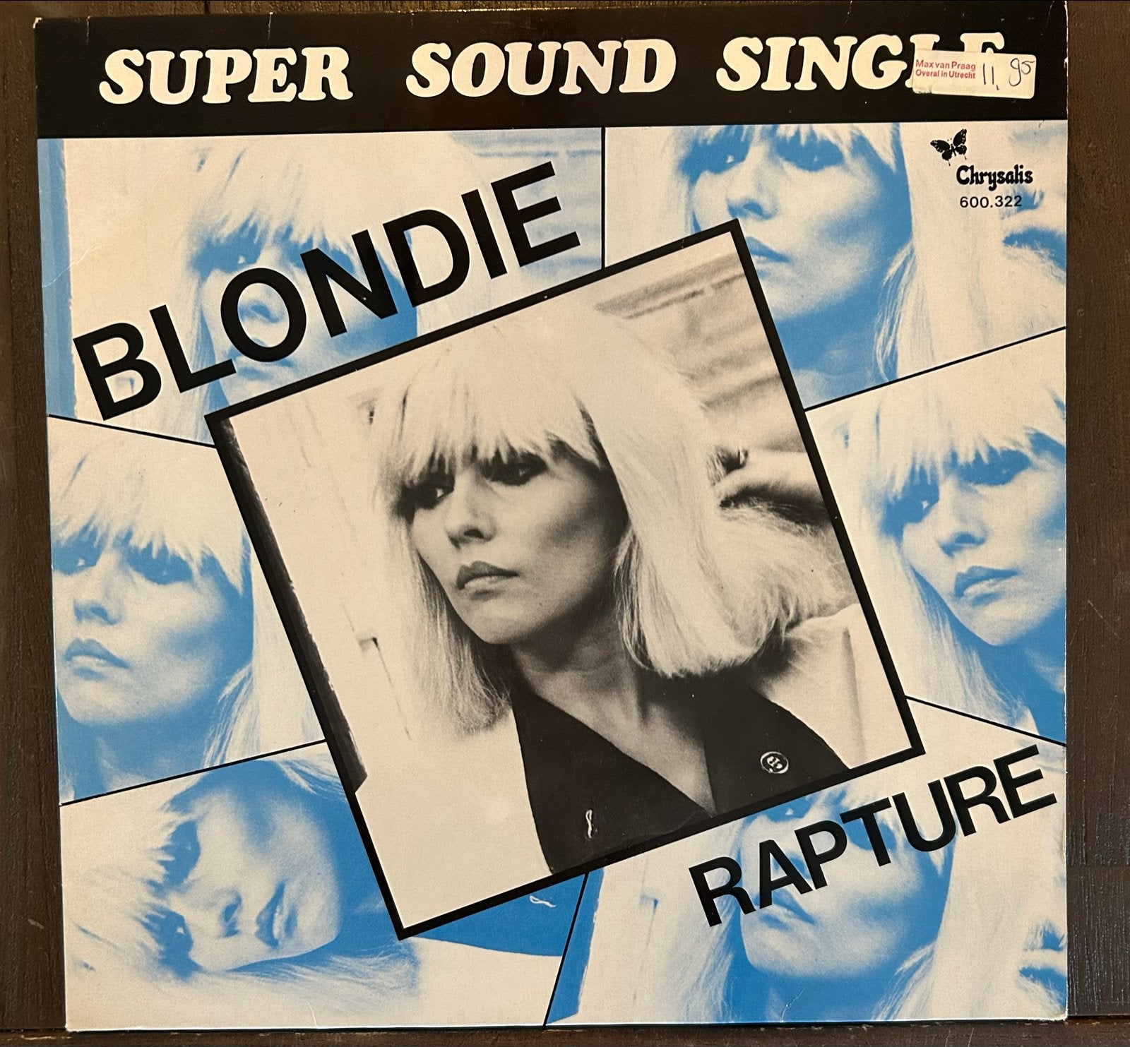 Blondie - Rapture / Live It Up - Super Sound Single, Ophalen of Verzenden, Zo goed als nieuw