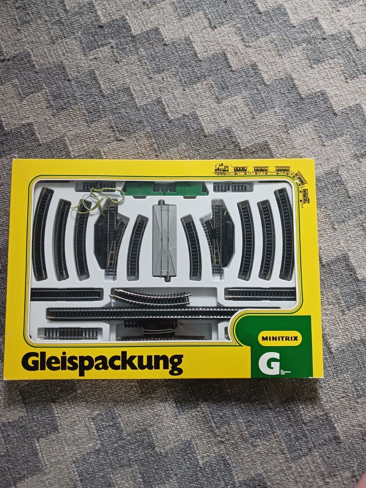 Minitrix Gleispakkung G - Treinset uitbreiding, Hobby en Vrije tijd, Modeltreinen | N-Spoor, Gebruikt, Rails, Gelijkstroom, Trix