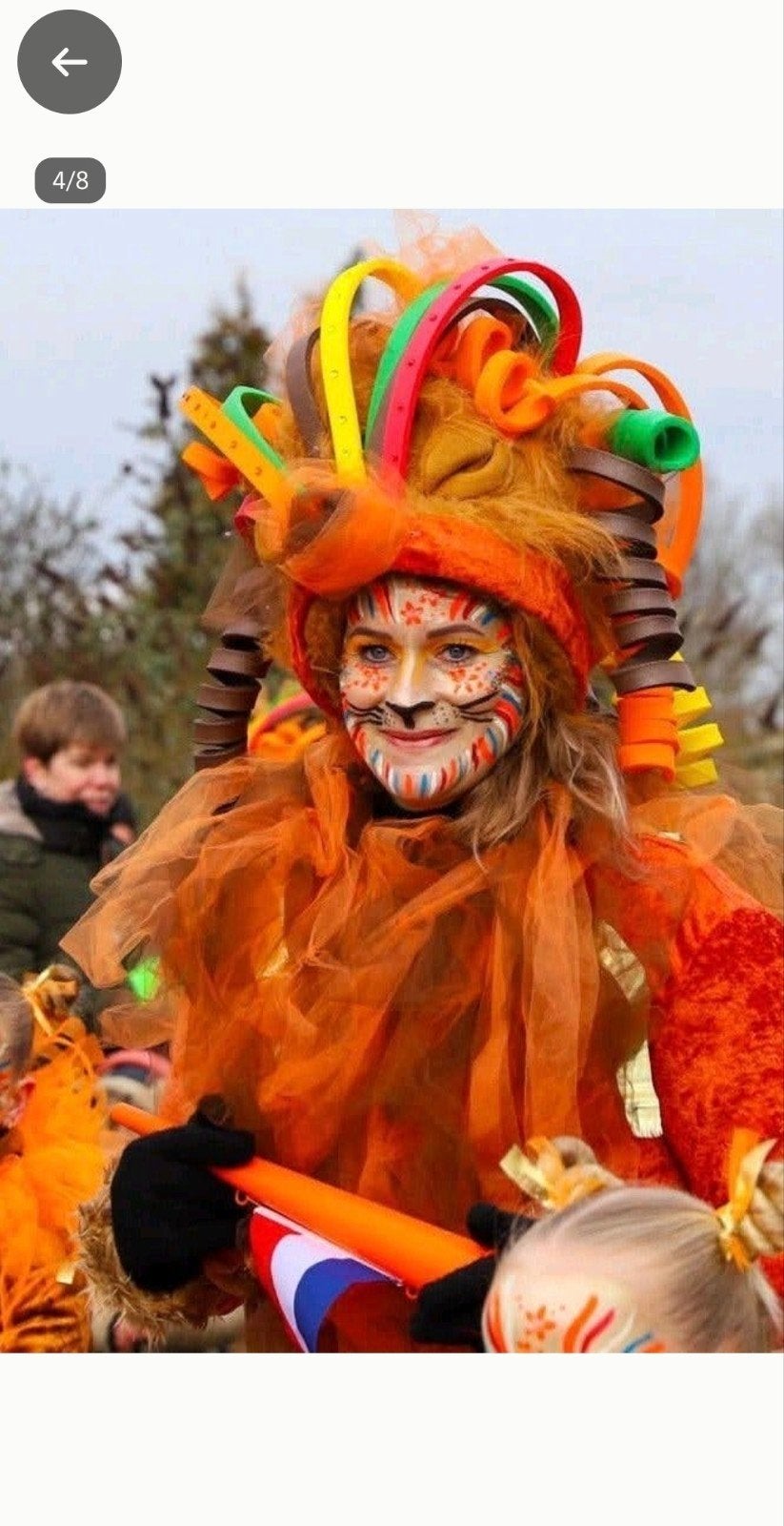 carnaval loopgroep 9 personen oranje leeuwen, Kleding | Dames, Ophalen, Gedragen, Carnaval, Kleding