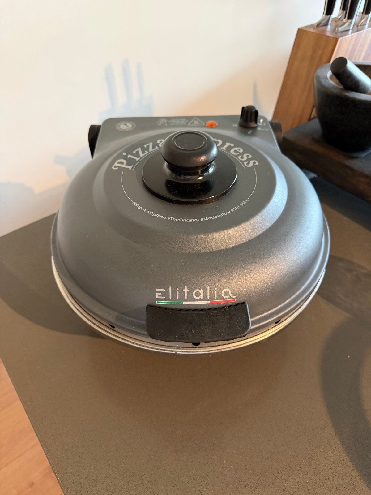 Elitalia Pizza Express Pizzaoven - Zo goed als nieuw, Minder dan 45 cm, Overige merken, Pizzaoven, Ophalen of Verzenden
