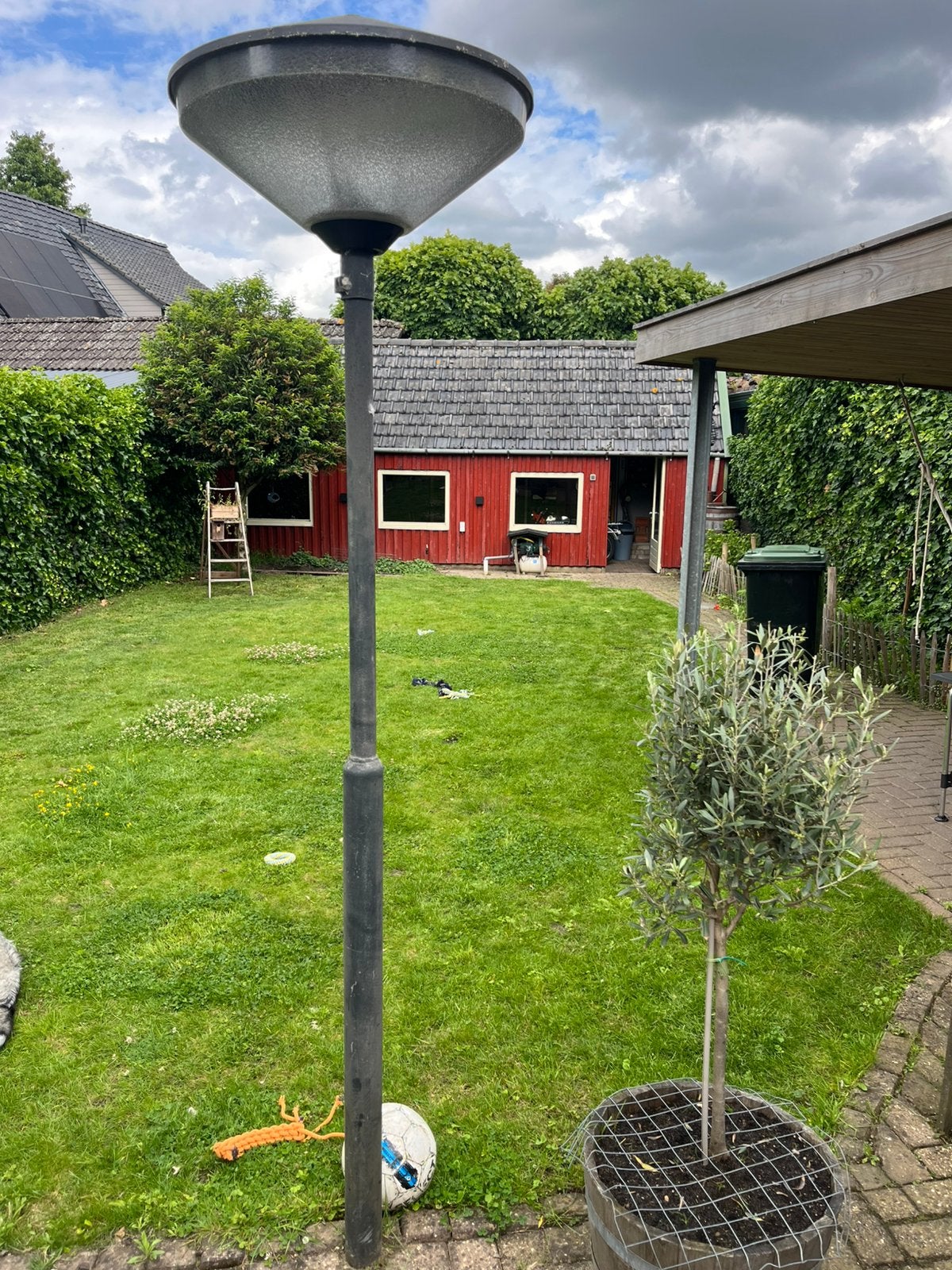 Lantaarnpaal, Tuin en Terras, Buitenverlichting, Ophalen, Gebruikt, Staande lamp, Netvoeding