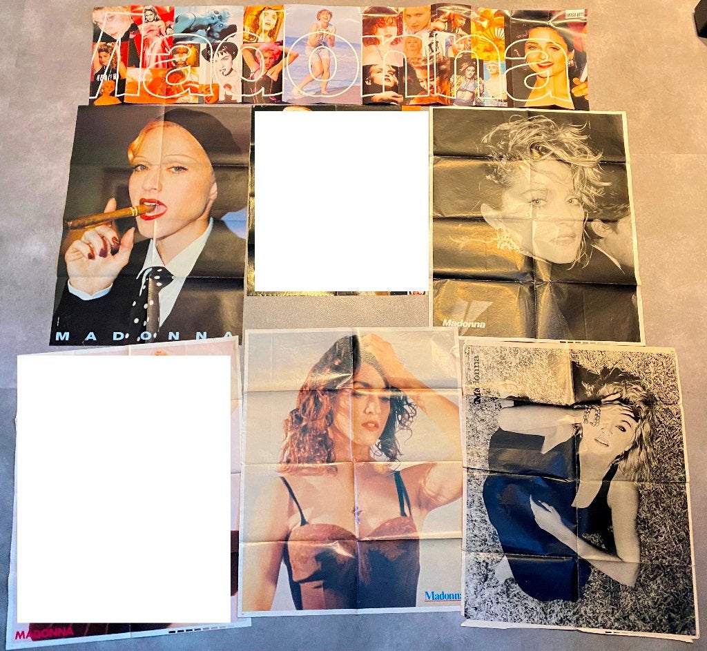 MADONNA POSTERS DEEL  7, Verzamelen, Posters, Ophalen of Verzenden, Zo goed als nieuw, A1 t/m A3, Overige vormen