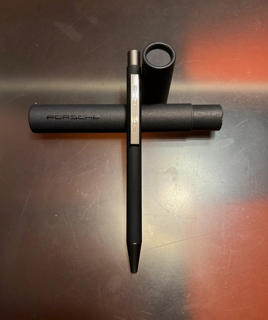 origineel porsche pen met koker / porsche balpen ️, Verzamelen, Ophalen of Verzenden, Nieuw