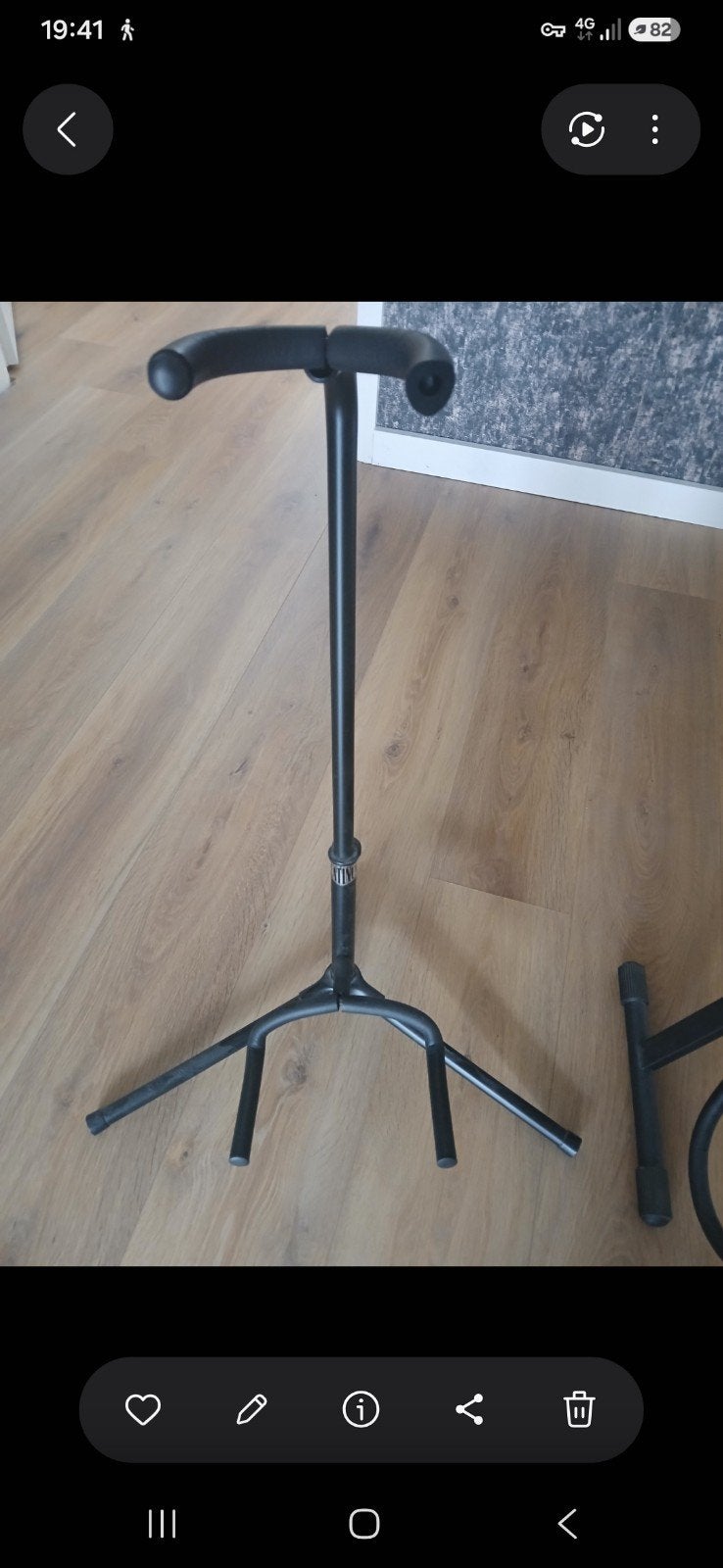 Gitaar standaard en Samick gig bag, Ophalen, Gitaar