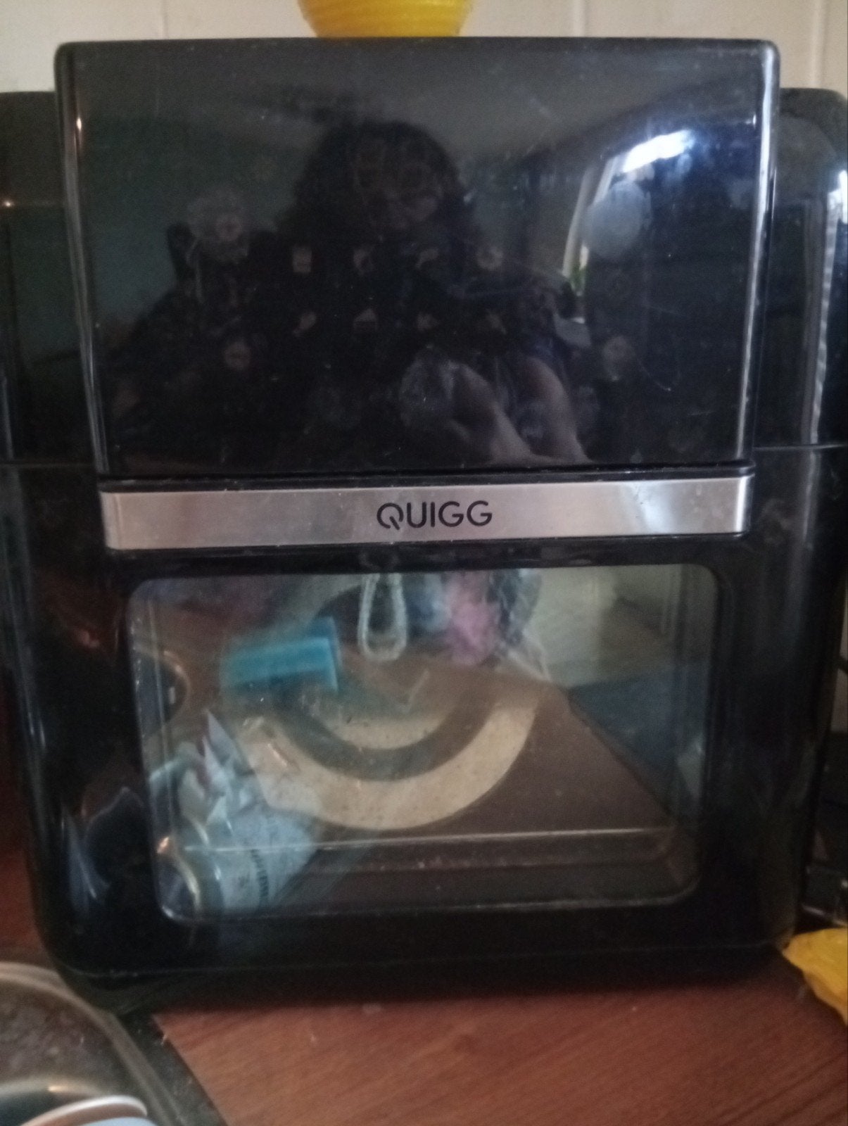 Quigg Airfryer - Zwart, Compact en Efficiënt, Ophalen, Gebruikt, Airfryer, Minder dan 750 gram