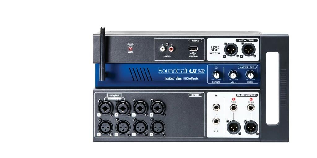 Soundcraft U12 Digitale Mixer - Nieuw in Doos, Muziek en Instrumenten, Mengpanelen, Ophalen of Verzenden, Nieuw, 10 tot 20 kanalen