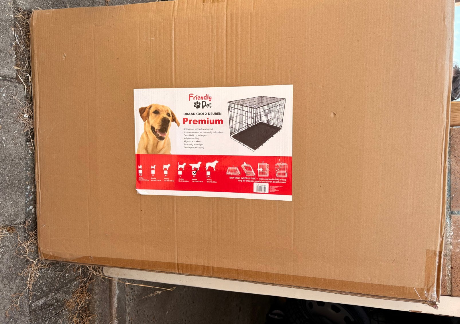 Honden bench voor de wat grotere hond, Ophalen, Nieuw