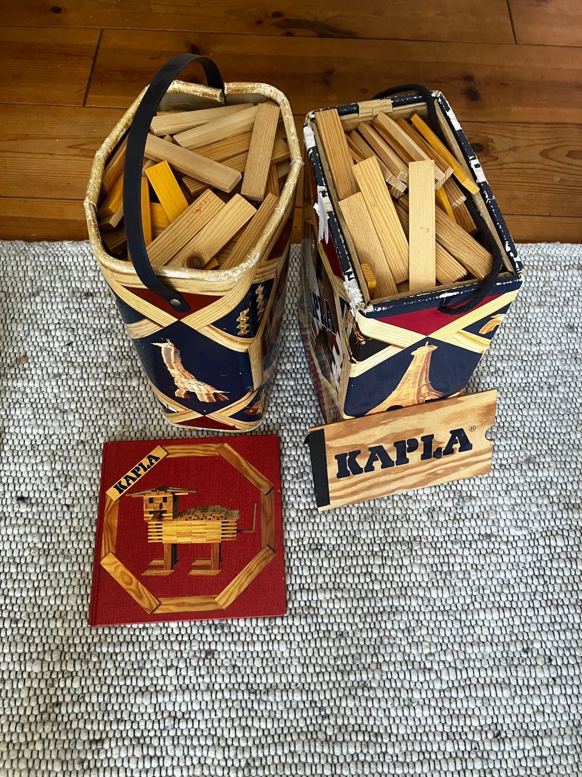Kapla twee dozen plus boek, Ophalen, Gebruikt