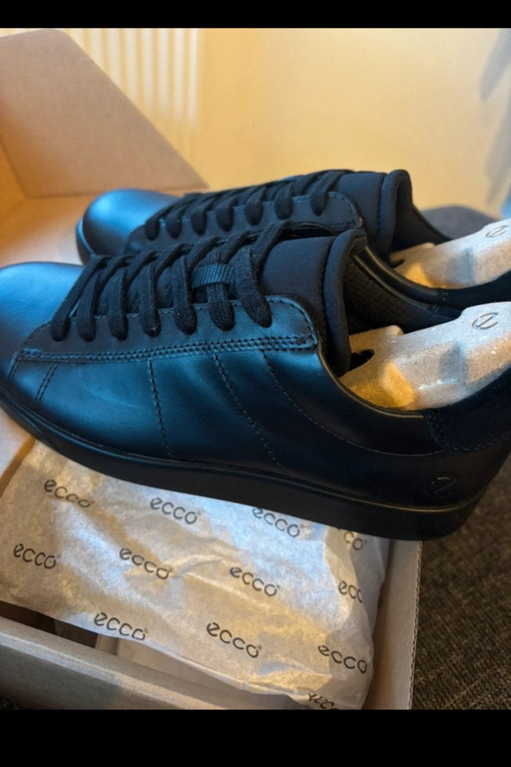Ecco street lite m black maat 39, Ophalen of Verzenden, Nieuw, Zwart, Sneakers of Gympen