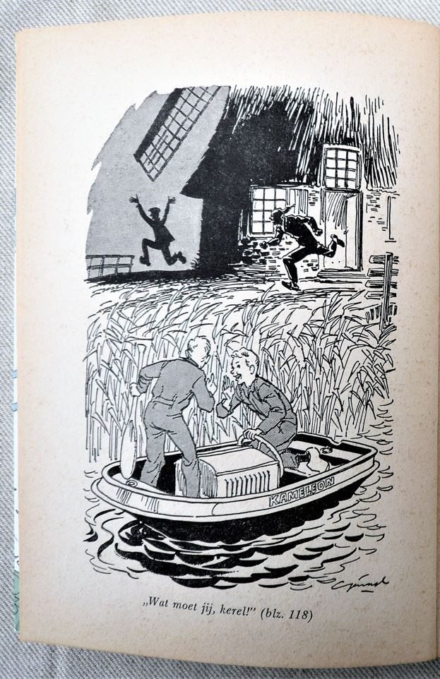 Speurders met de kameleon (1955). 9E druk. H. De roos., Gelezen, H. de Roos, Ophalen of Verzenden, Fictie