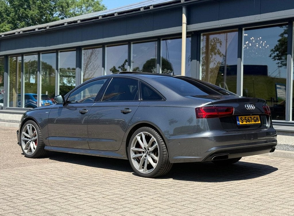 Audi A6 Limousine 3.0 TDI BiT quattro Competition HUD / B&O, Auto's, Audi, Automaat, Gebruikt, Automatische klimaatregeling, Leder
