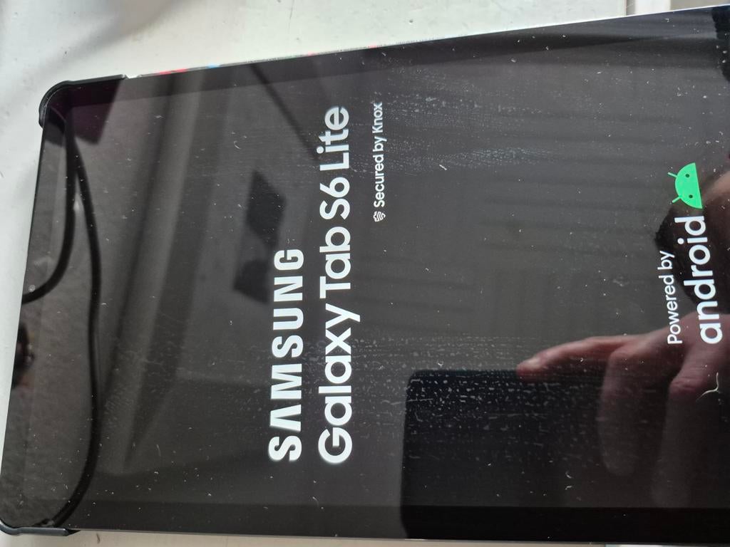 Samsung Tablet s6 lite met Hoes, Computers en Software, Windows Tablets, 10 inch, Gebruikt, 32 GB, Galaxy Tab