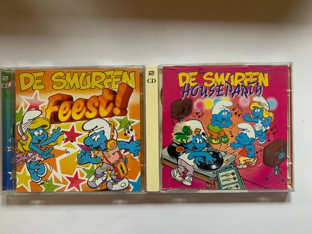 Smurfen cd;s met Irene Moors, Ophalen, Zo goed als nieuw, Verschillende Smurfen