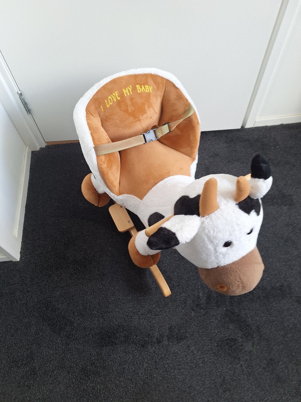 Hobbelpaard koe met geluid, Ophalen, Gebruikt, Overige typen, Met geluid