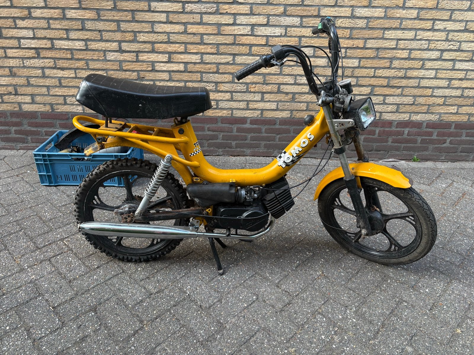 Tomos geel kenteken, Ophalen, Gebruikt, Maximaal 45 km/u, 2 versnellingen