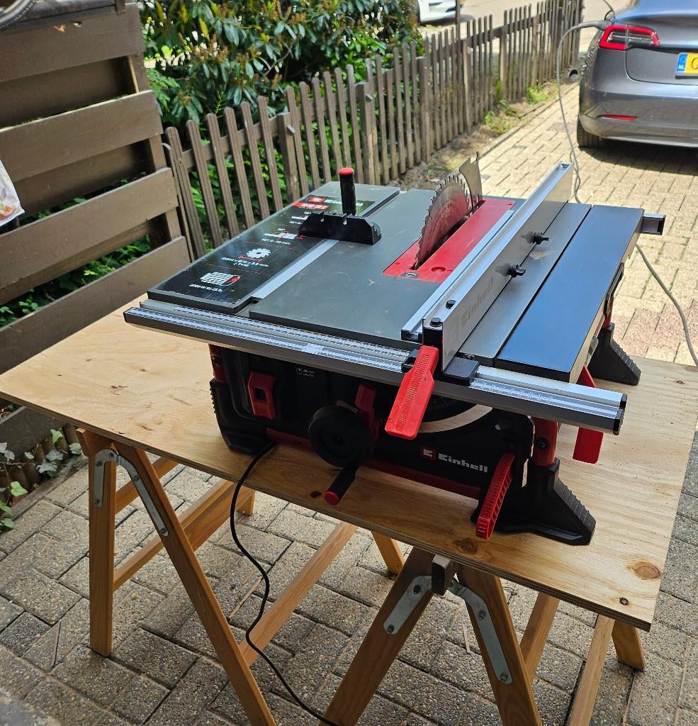 Einhell tafelcirkelzagen TE-TS 10T, Cirkelzaag, Ophalen of Verzenden, Zo goed als nieuw, 30 tot 70 mm