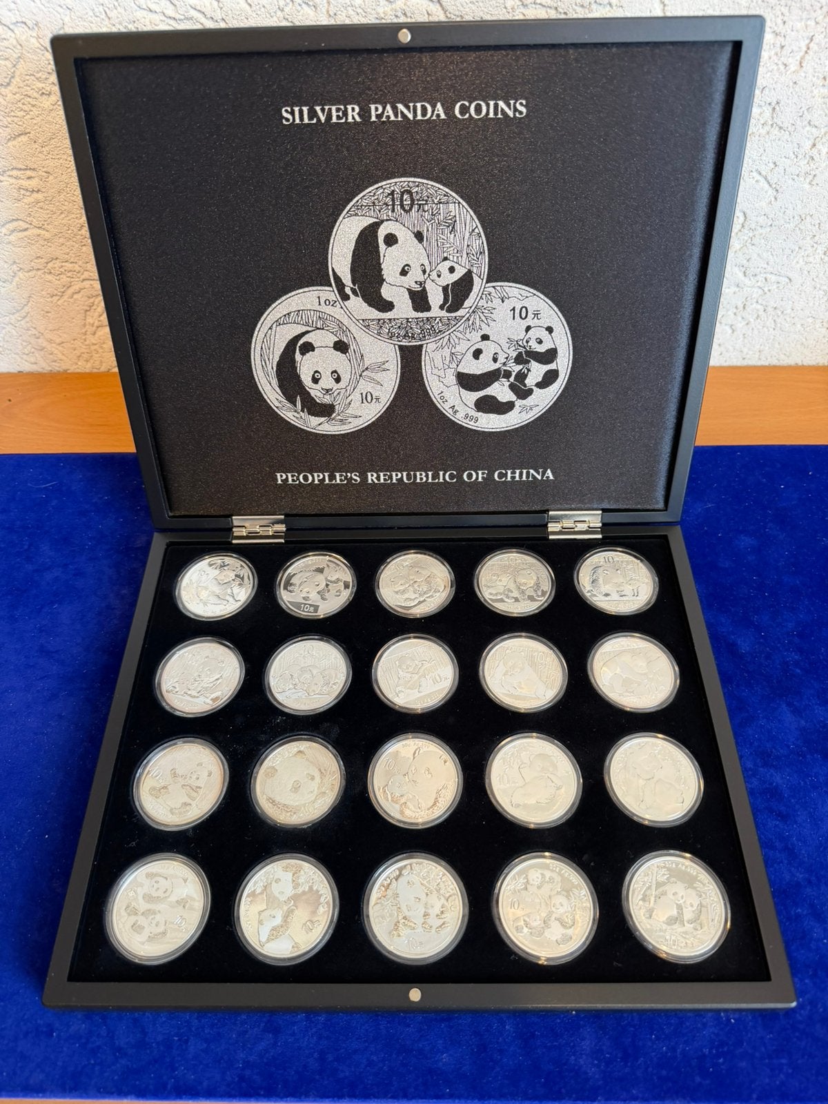 Panda set 2007 T/m 2026, Ophalen of Verzenden, Zilver