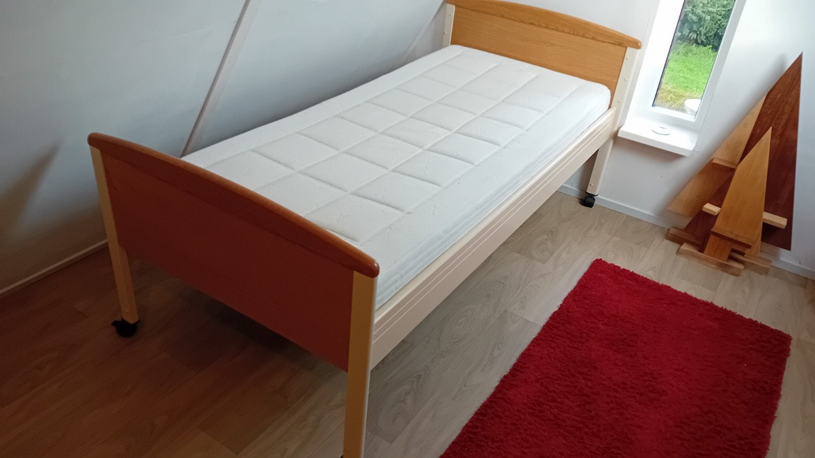 heel mooi kwaliteitsbed, Ophalen of Verzenden, Zo goed als nieuw, 180 cm of meer, 85 tot 100 cm