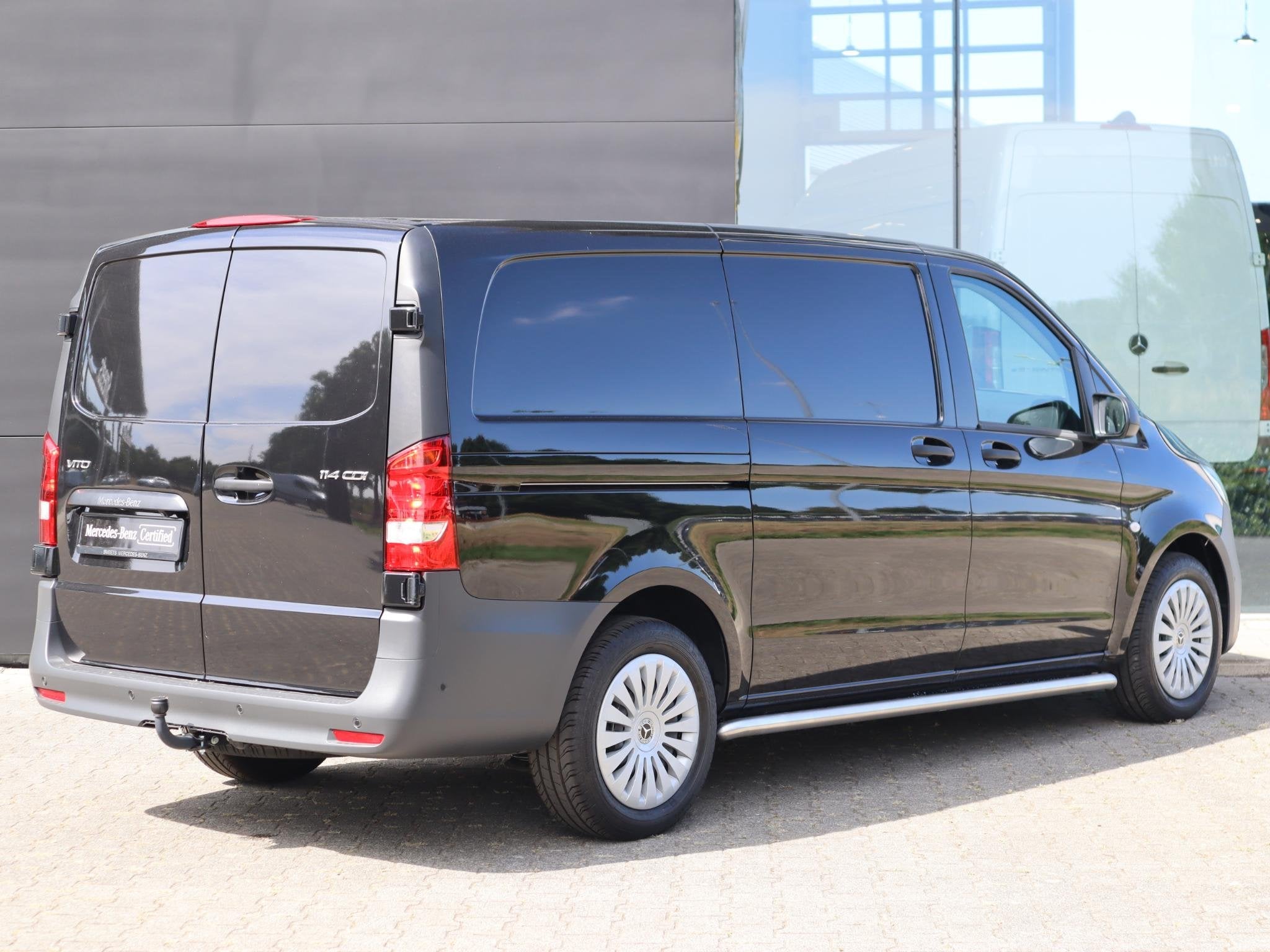 Mercedes-Benz Vito 114 CDI L2 PRO AUT., Auto's, Euro 6, 2500 kg, Zwart, Diesel