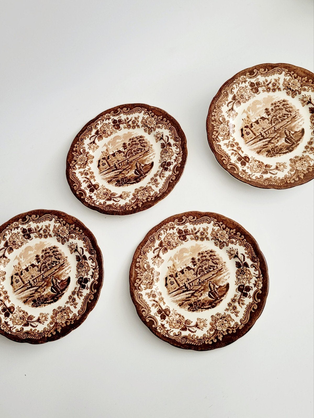 izgs Royal Worcester England Avon scenes borden bordjes bord, Ophalen of Verzenden