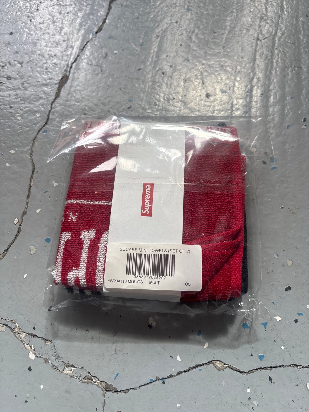 Supreme mini handdoek set (nieuw), Handdoek, Nieuw, Z, Ophalen of Verzenden