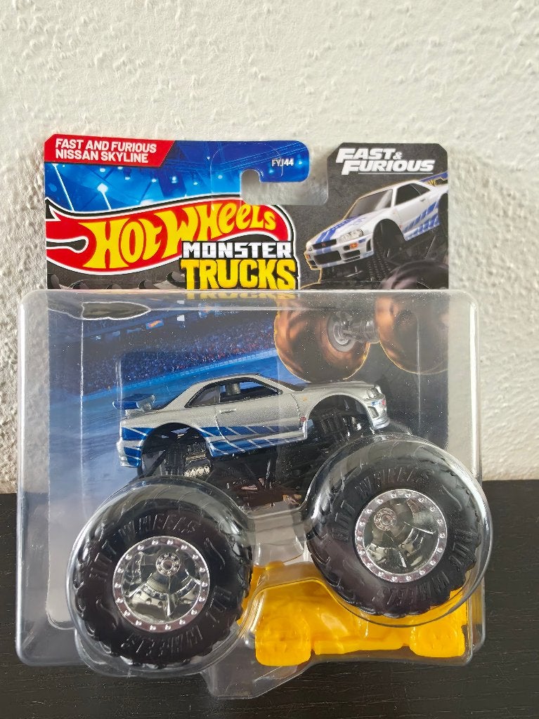 Hot Wheels Monster Trucks Nissan Skyline Fast & Furious, Verzenden, Nieuw, Auto