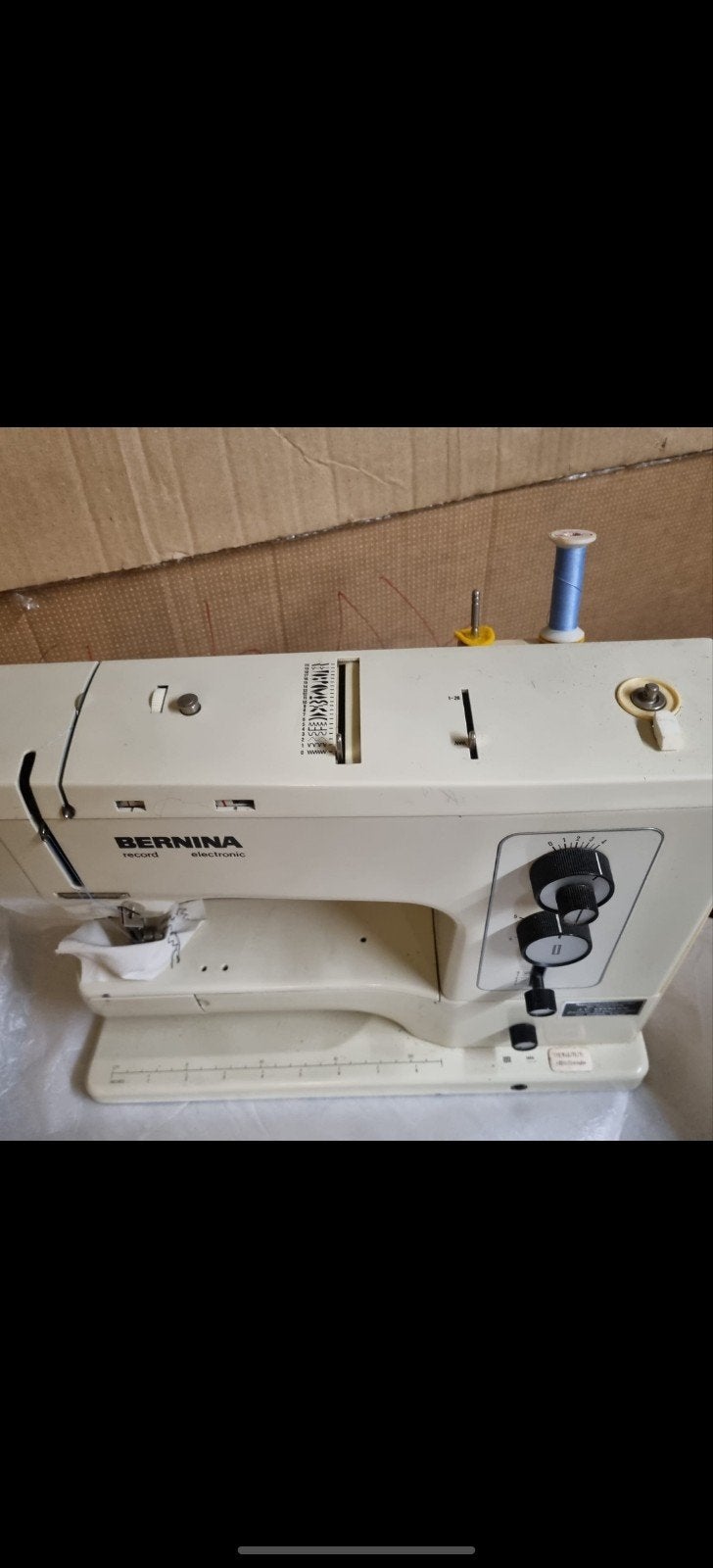 Bernina Record Electronic Naaimachine - Vintage Model, Hobby en Vrije tijd, Naaimachines en Toebehoren, Ophalen, Gebruikt, Naaimachine