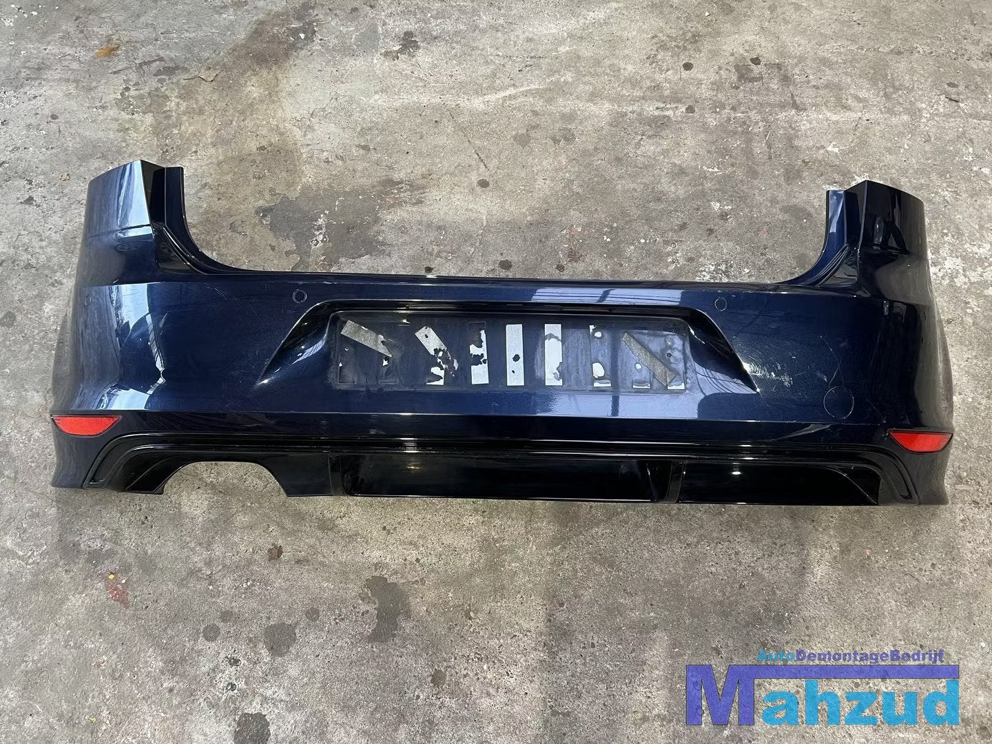 VW GOLF 7 7.5 Facelift Donker blauw achterbumper 2013-2019, Auto-onderdelen, Gebruikt, Volkswagen, Volkswagen AG, Achter