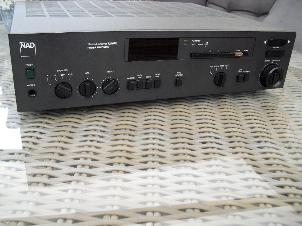 NAD 7240 pe receiver, Ophalen of Verzenden, Gebruikt, Overige merken, Met radio