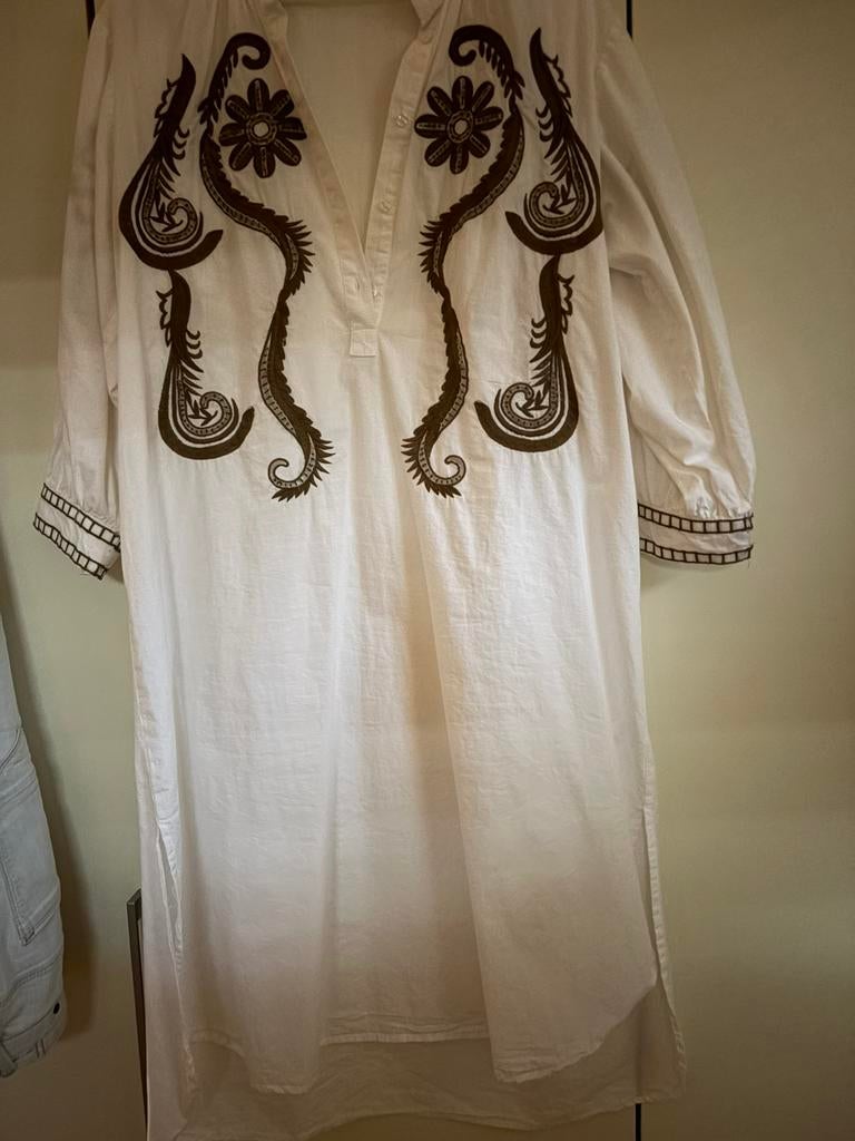 Witte dames jurk, Maat 38/40 (M), Overige typen, Wit, Ophalen of Verzenden