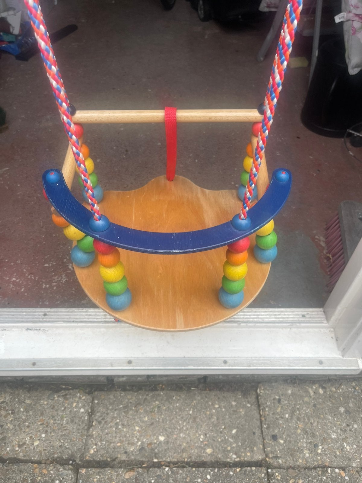 Leuke houten kinderschommel, Ophalen, Gebruikt, Jongen of Meisje