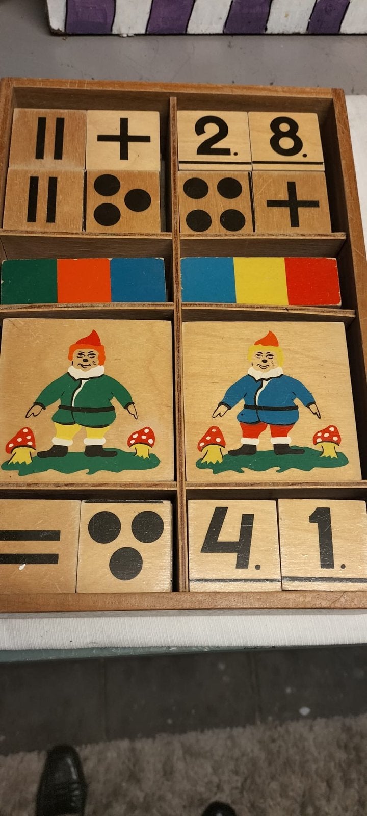 Kleur- en rekenlotto met kabouters, Ophalen of Verzenden, Gebruikt, Rekenen