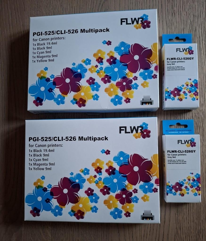 Huismerk (FLWR) printercartridges Canon, Ophalen of Verzenden, Nieuw, Cartridge, Canon