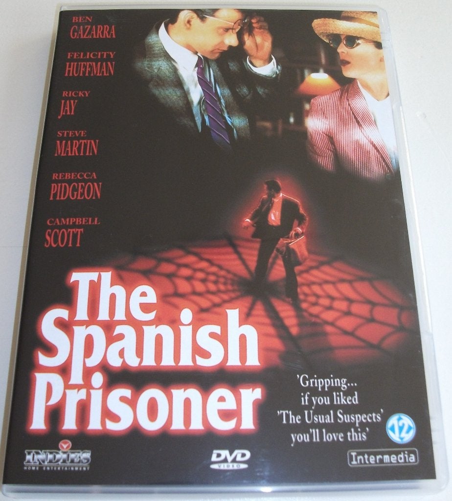 Dvd *** SPANISH PRISONER *** Web van waarheid en fictie, Cd's en Dvd's, Dvd's | Thrillers en Misdaad, Zo goed als nieuw, Overige genres