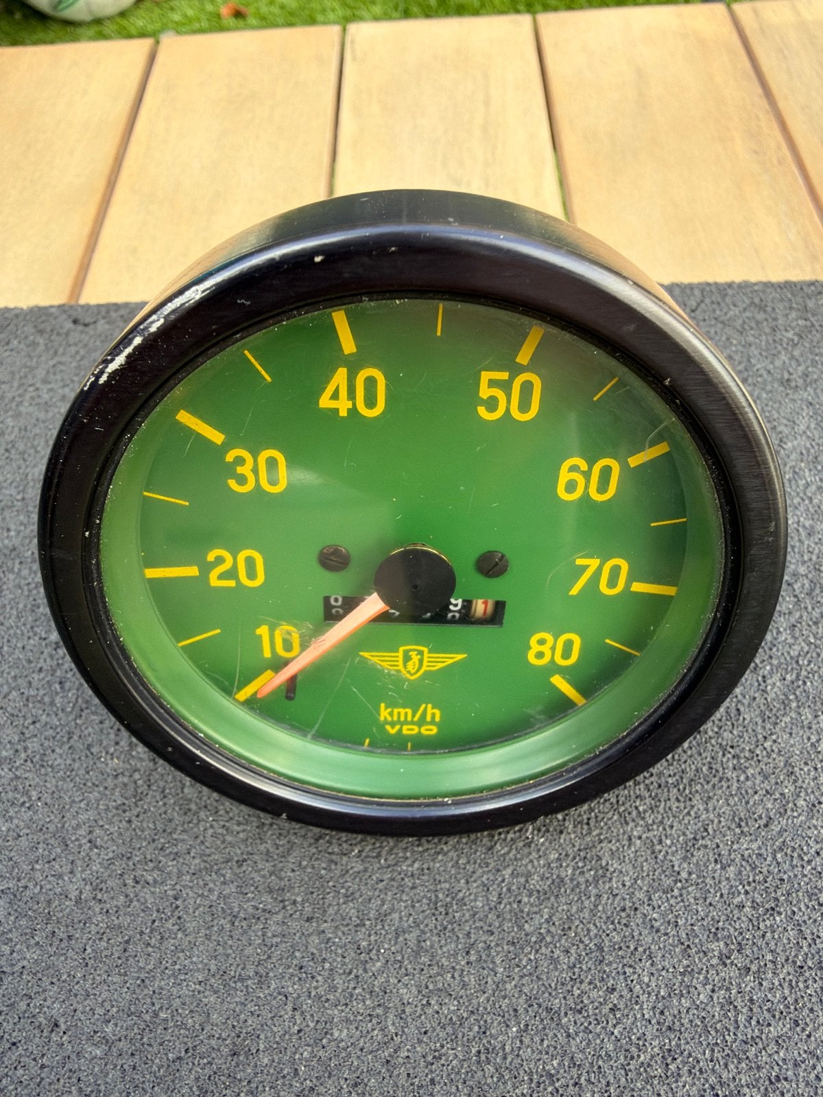 Zundapp groene kilometer teller., Ophalen of Verzenden, Gebruikt, Overige typen