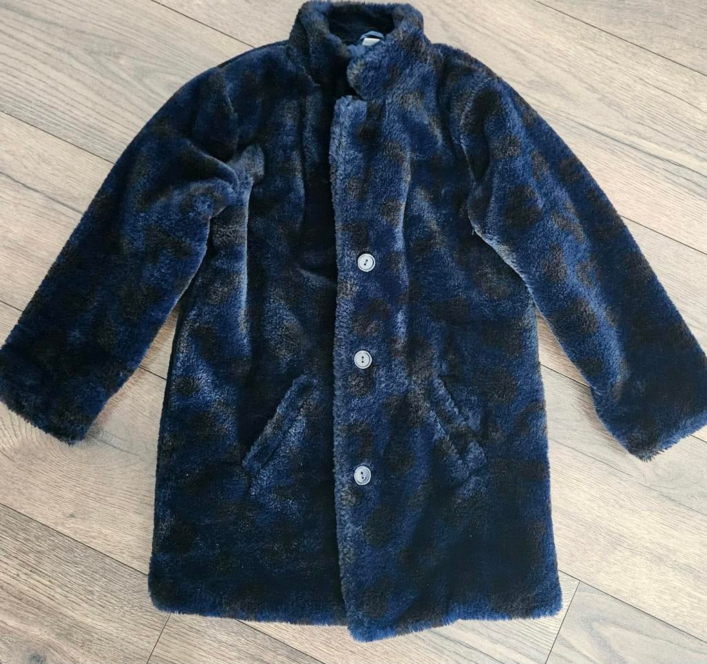 Mooie bonjas voor meide 122/128, Ophalen of Verzenden, Overige maten, Blauw
