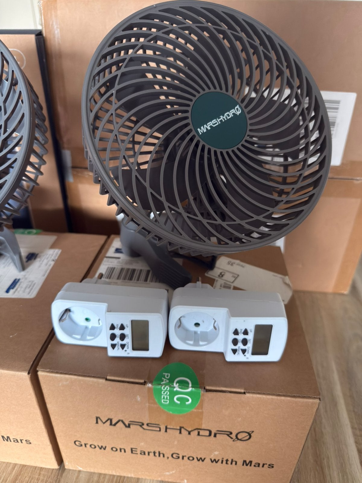 Mars Hydro 6-inch Clip-on Ventilator – 2 stuks, Ophalen of Verzenden, Zo goed als nieuw, Kweektent