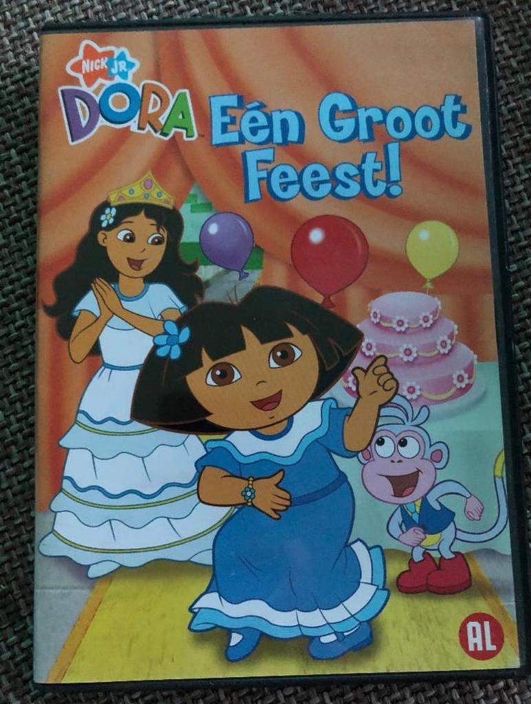 Dvd Dora Een groot feest, Alle leeftijden, Ophalen of Verzenden, Zo goed als nieuw