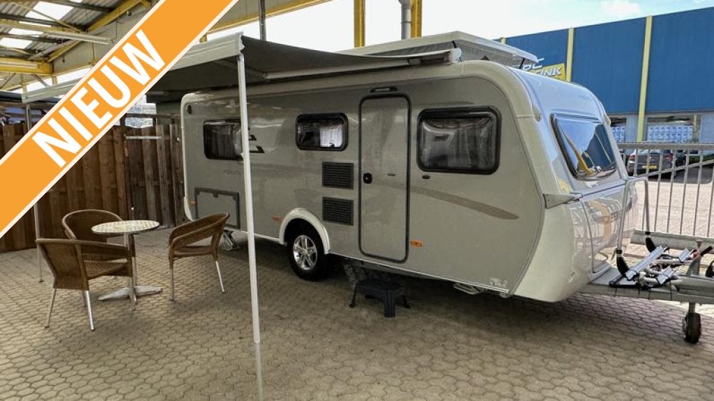 Eriba Feeling 442, Caravans en Kamperen, Standaardzit, Bedrijf, Tot en met 3, Kachel