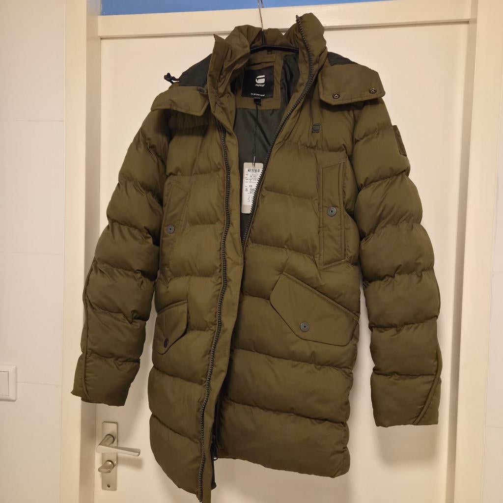 G-Star RAW Puffer Jas - Nieuw met labels, Kleding | Heren, Jassen | Winter, Nieuw, Ophalen of Verzenden, Groen, Maat 46 (S) of kleiner