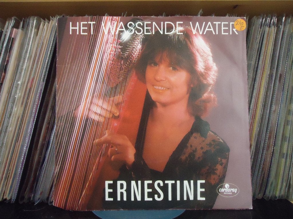 7" Single Ernestine - Het Wassende Water / Silk And Lace, Gebruikt, 7 inch, Ophalen of Verzenden, Pop