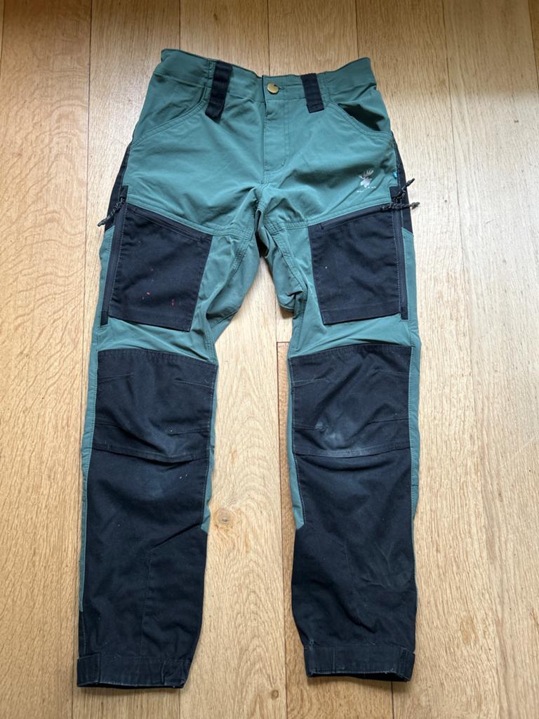 Algiskall Outdoor Broek - Groen/Zwart - Maat 152, Sport en Fitness, Bergsport en Wandelen, Ophalen of Verzenden, Gebruikt, Kleding