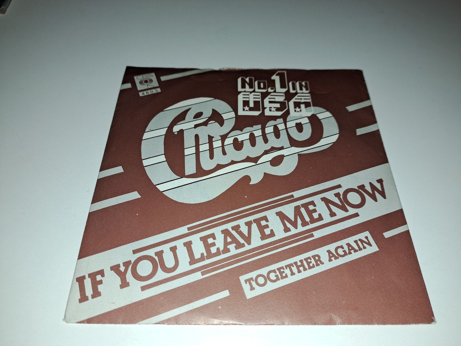 7" Chicago : If you leave me now, Cd's en Dvd's, Verzenden, Gebruikt, Pop