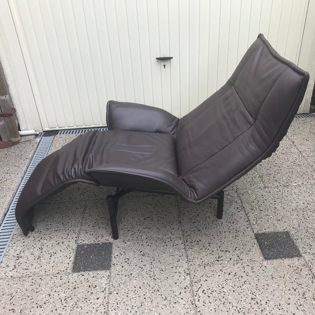 Vintage Cassina Veranda fauteuil lounge chair stoel leer, Gebruikt, Ophalen of Verzenden, Nvt, Nvt