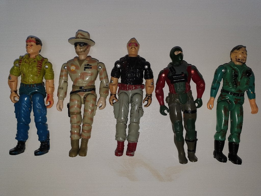 Verzameling actiefiguren (o.a. GI Joe) 1, Ophalen of Verzenden, Gebruikt