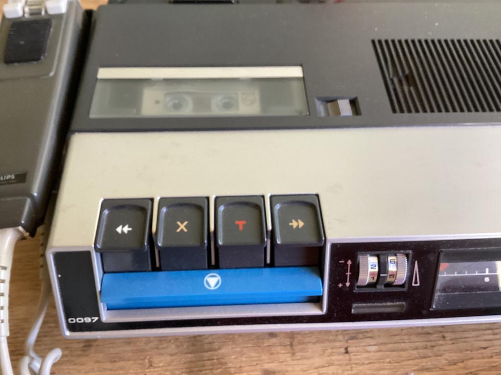 Klassiek Philips dicteerapparaat jaren 90, Ophalen of Verzenden, Zo goed als nieuw, Audio