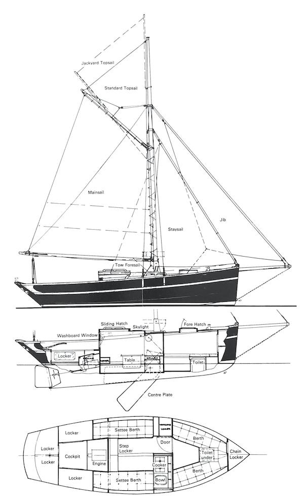 Cornish Crabber 24 mk1, Watersport en Boten, Ophalen, Gebruikt, Diesel, Tourjacht of Cruiser